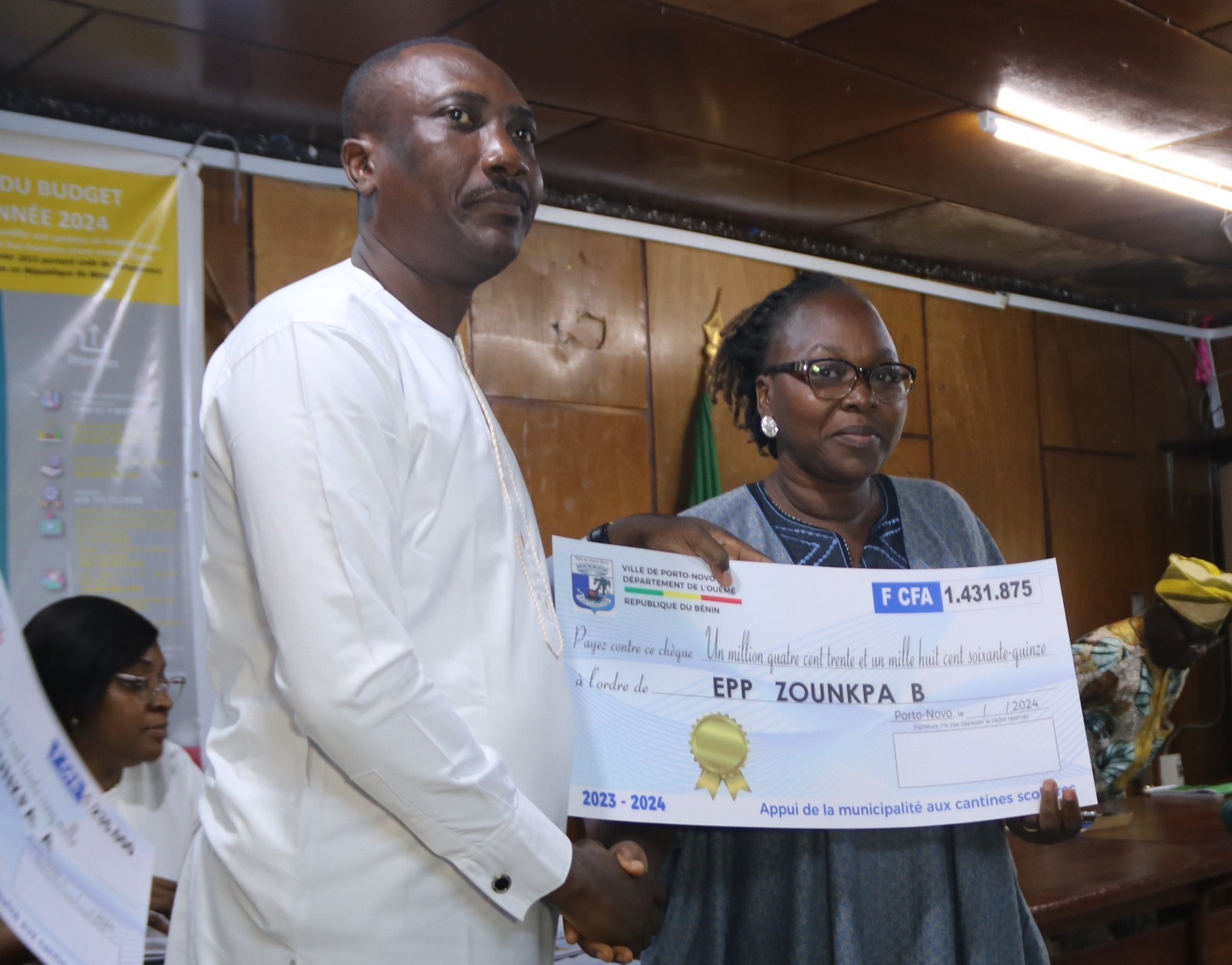 Porto-Novo: Éducation et cantines scolaires