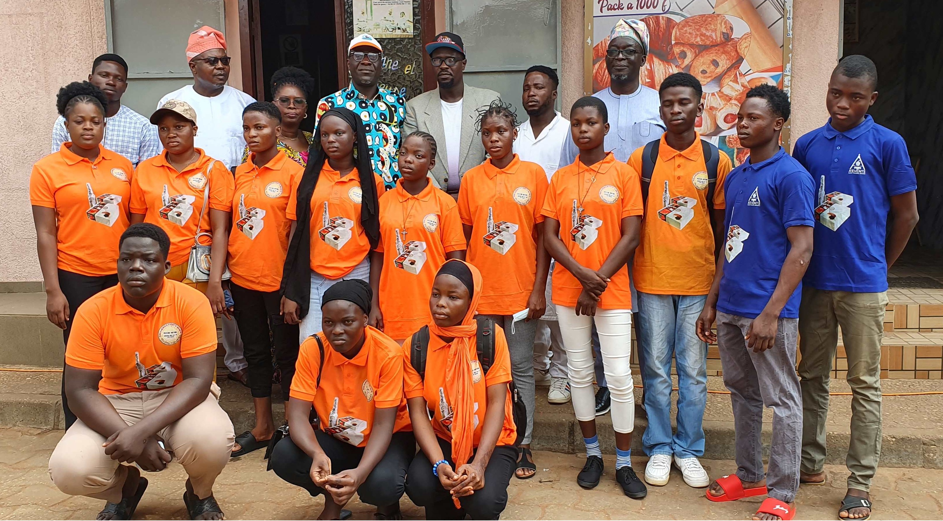 Lancement de la formation au profit des jeunes apprenants ayant  bénéficié de 20 bourses en pâtisserie octroyées par la Mairie de Porto-Novo en collaboration avec l'école de pâtisserie A'EVENTS