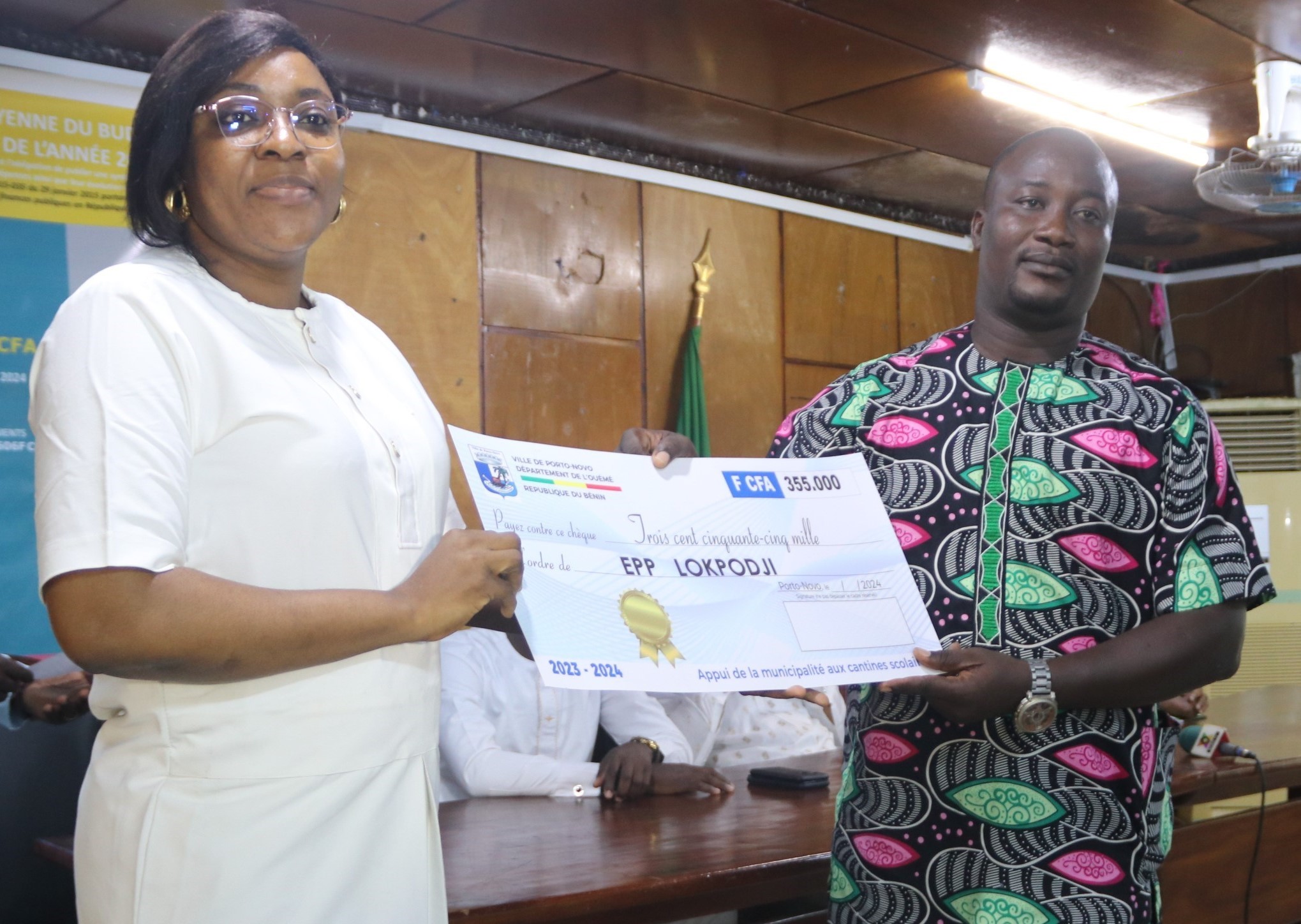 Porto-Novo: Éducation et cantines scolaires