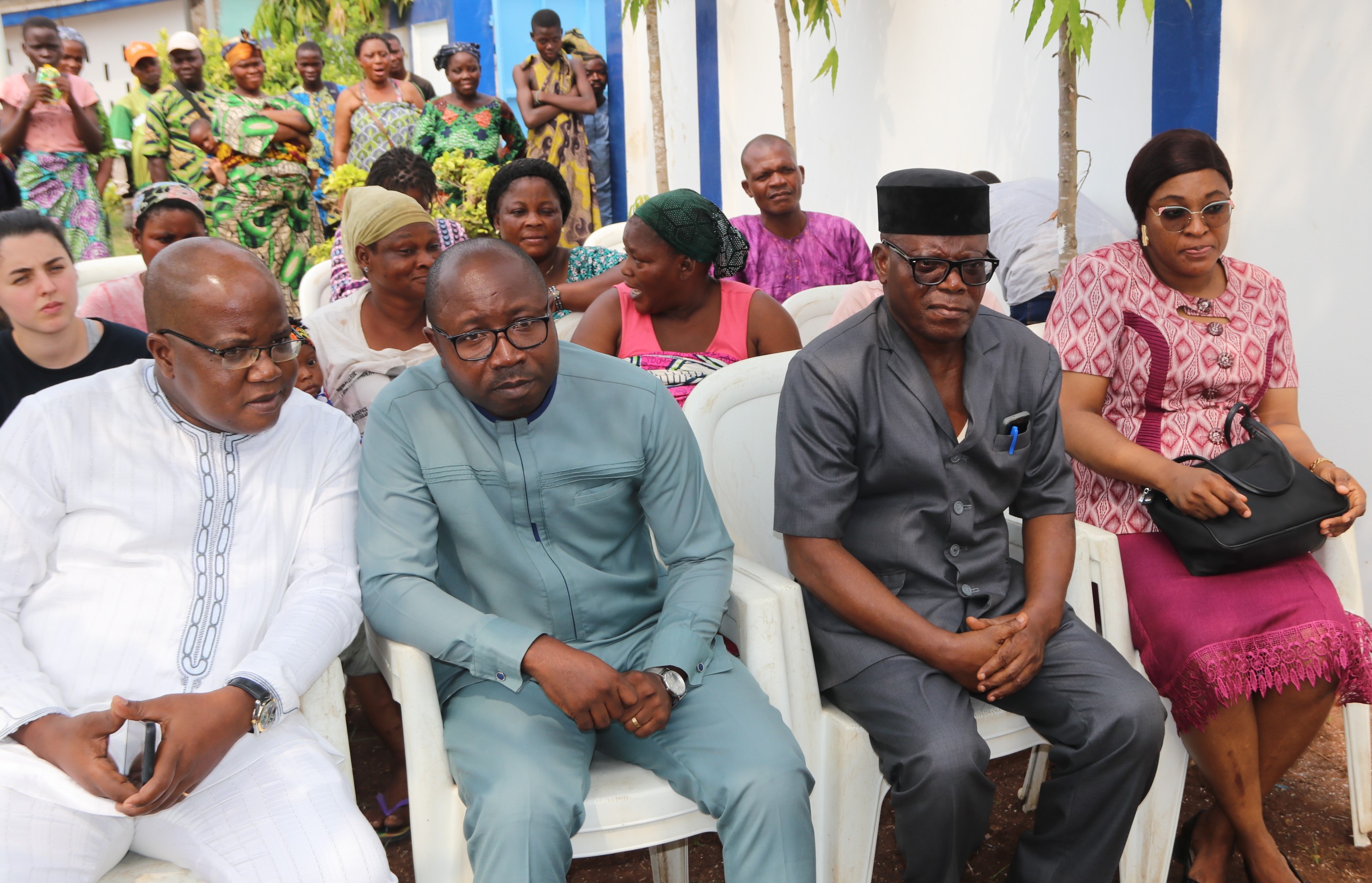 Cérémonie de remise officielle à la Mairie de Porto-Novo du Point multiservice de Sokomey réhabilité par la GIZ-AGIR-Eau